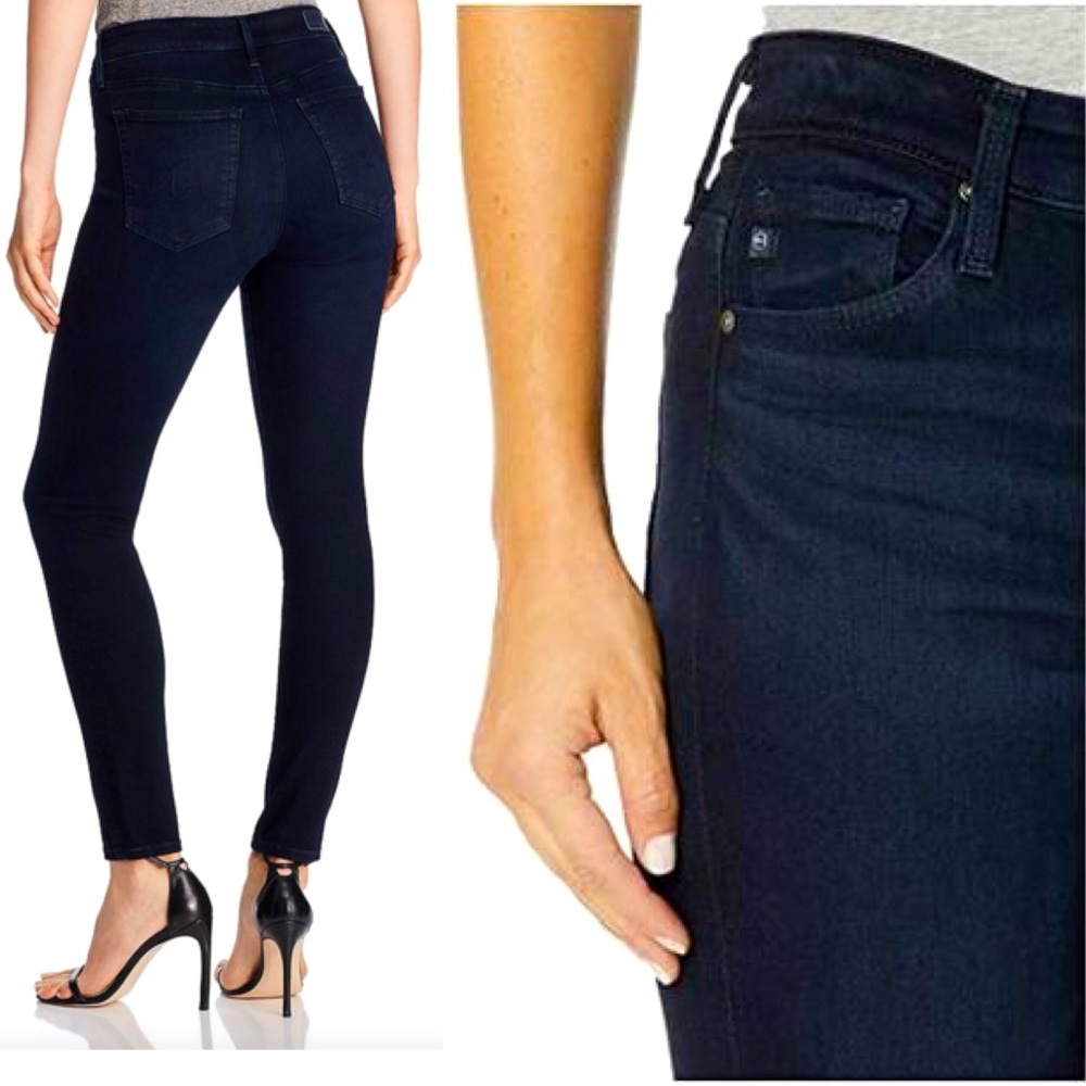 🌚AG The Farrah Skinny High Rise Navy size 27